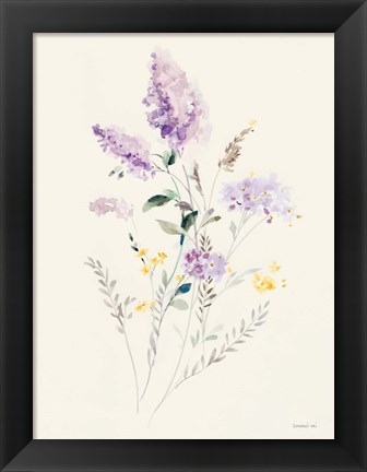 Framed Lilac Season II Pastel Print