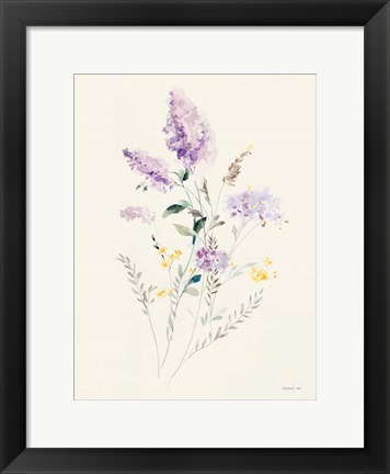 Framed Lilac Season II Pastel Print