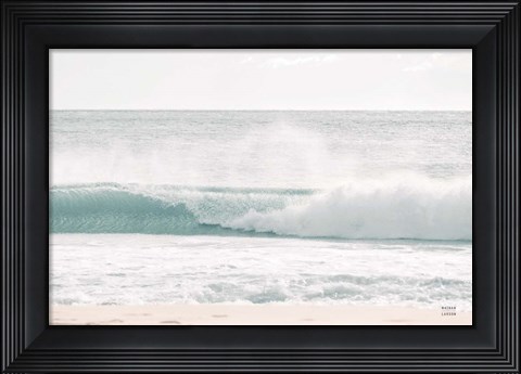 Framed Curling Blue Print