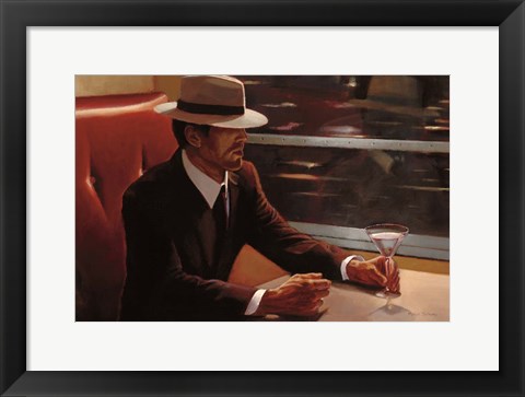 Framed Dry Martini Dining Car Print