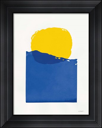 Framed Buoyant Bright Primary Print