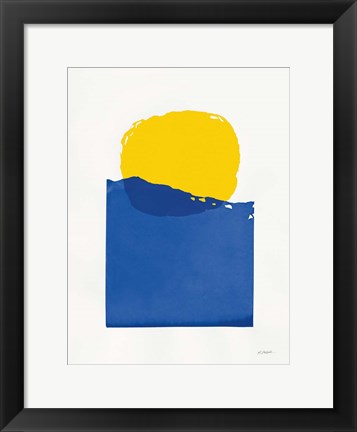 Framed Buoyant Bright Primary Print