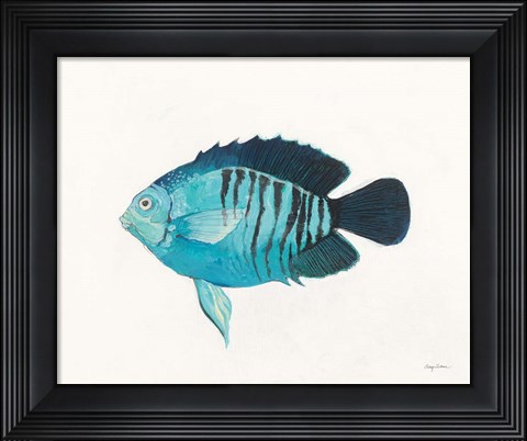Framed Ocean Life I Print
