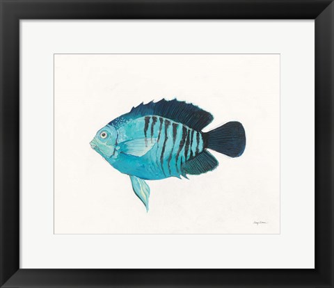 Framed Ocean Life I Print