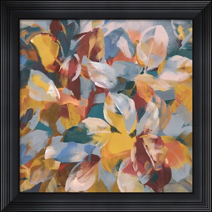 Framed Fall Confetti Leaves Print