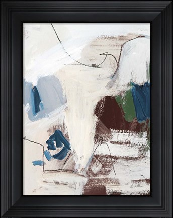 Framed Dark Abstract II Print