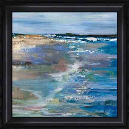 Framed Beach Walk Print