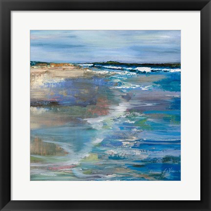 Framed Beach Walk Print