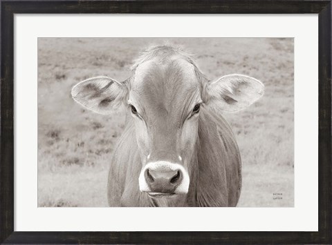Framed Dairy Barn Neutral Print