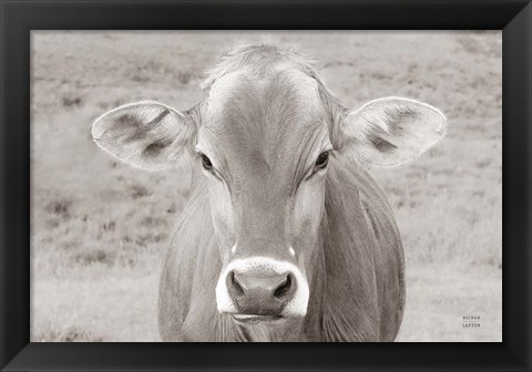 Framed Dairy Barn Neutral Print