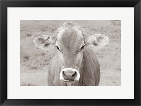 Framed Dairy Barn Neutral Print