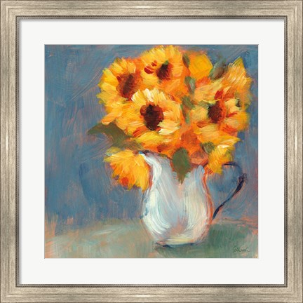 Framed Kitchen Sunflowers Print