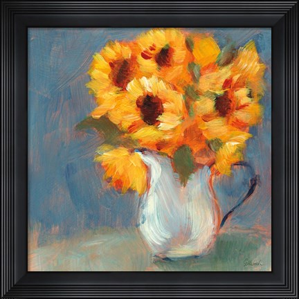 Framed Kitchen Sunflowers Print