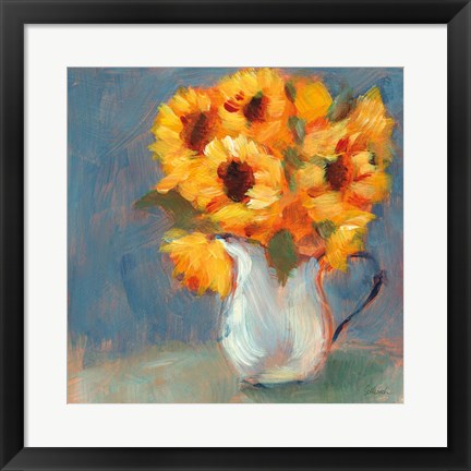 Framed Kitchen Sunflowers Print