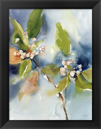 Framed Winter Berries Print