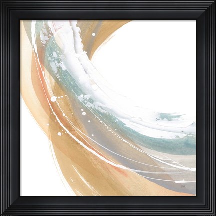 Framed White Dots III Print