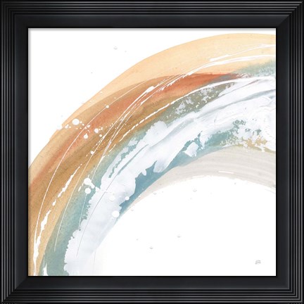 Framed White Dots I Print