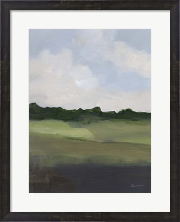 Framed Green Hillside Print