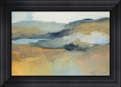 Framed Folded Hills Print