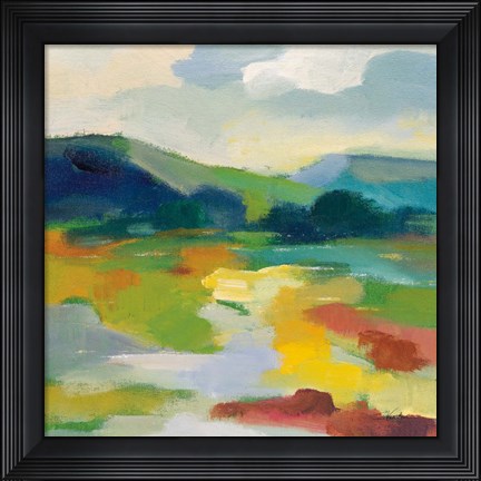 Framed Lush Green II Print