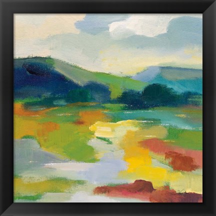 Framed Lush Green II Print