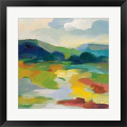 Framed Lush Green II Print