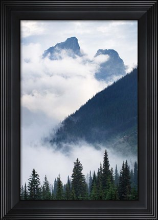 Framed Mountain Fog Print