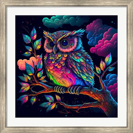 Framed Owl Print