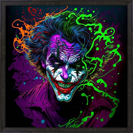 Framed Joker Print