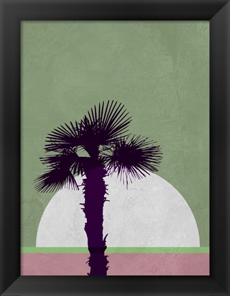 Framed Desert Palm Tree Print