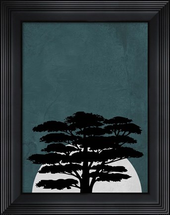 Framed Night in Safari Print