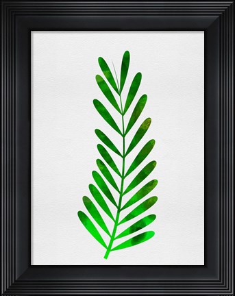 Framed Tropical Leaf II Print