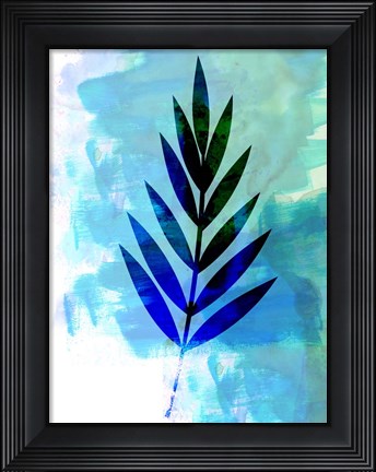 Framed Leaf Watercolor Print