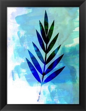 Framed Leaf Watercolor Print