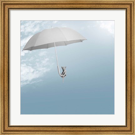 Framed Riding The Skies Print