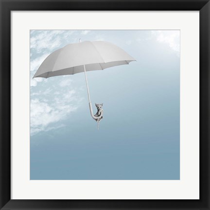 Framed Riding The Skies Print