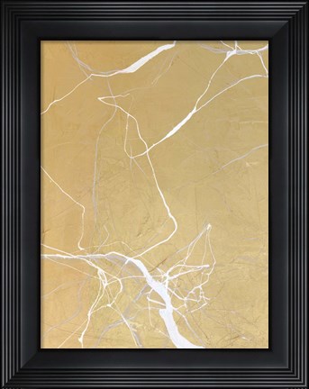 Framed Gold Marble Print