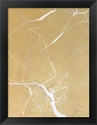 Framed Gold Marble Print