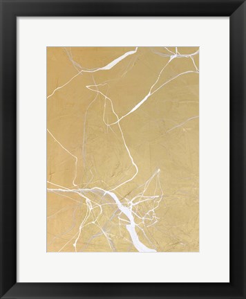 Framed Gold Marble Print