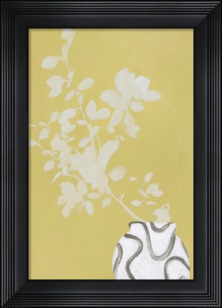 Framed Vanilla Yellow Print