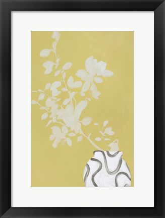 Framed Vanilla Yellow Print