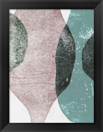 Framed Vases 2 Teal Print