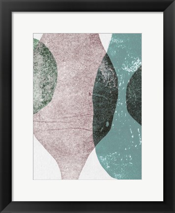 Framed Vases 2 Teal Print