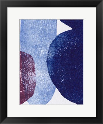 Framed Vases 4 Blue Print