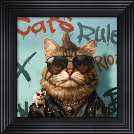 Framed Bad Pussy Print