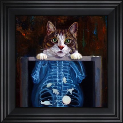 Framed Cat Scan Print