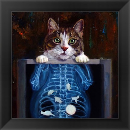 Framed Cat Scan Print