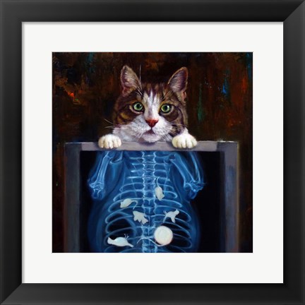 Framed Cat Scan Print