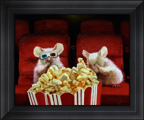 Framed Movie Night 2 Print