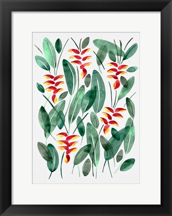 Framed Hanging Lobster Claw Print